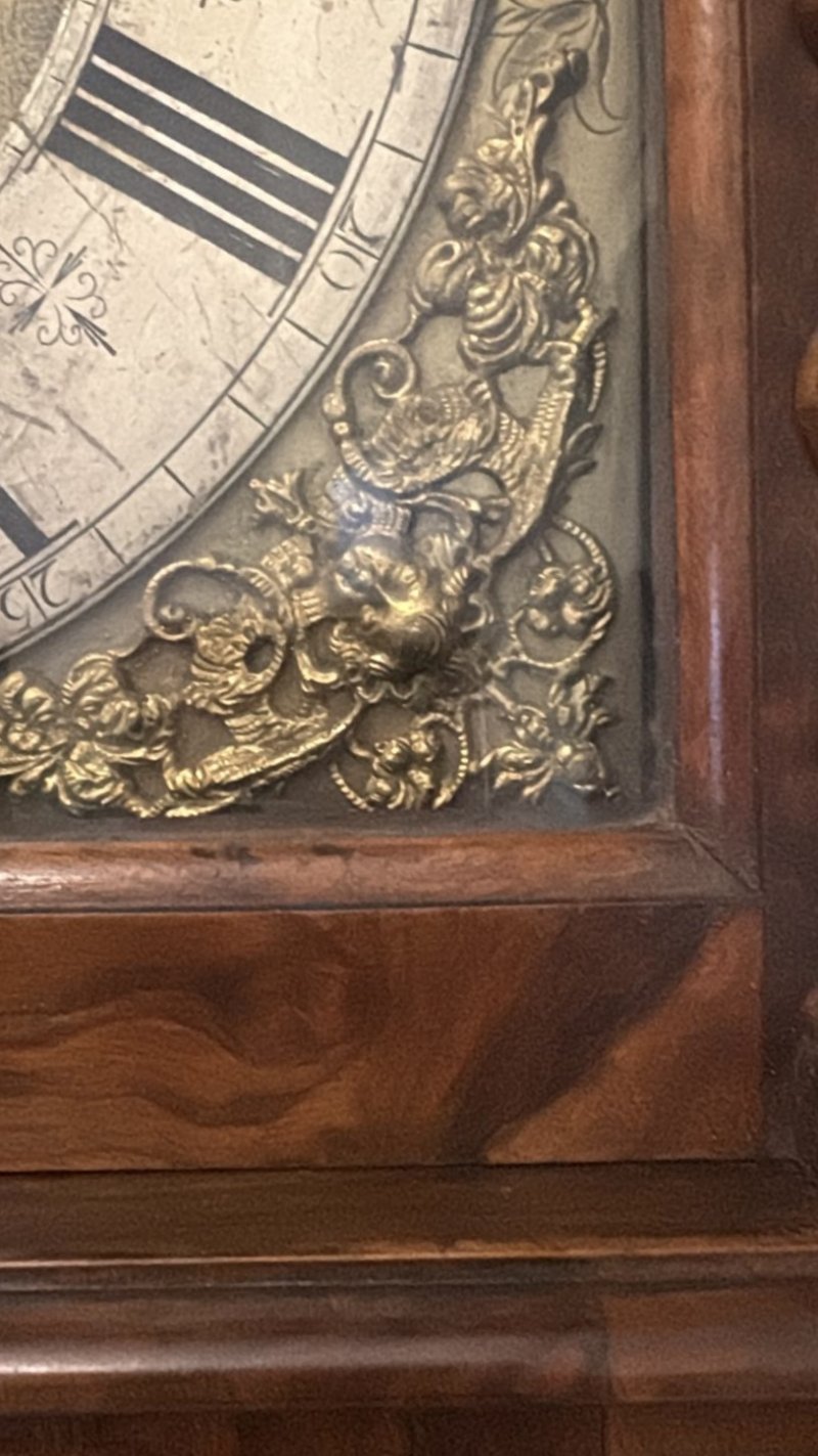 Antique 17th Century English Burr Walnut Longcase Clock by Edin Burgis of London - Image 8